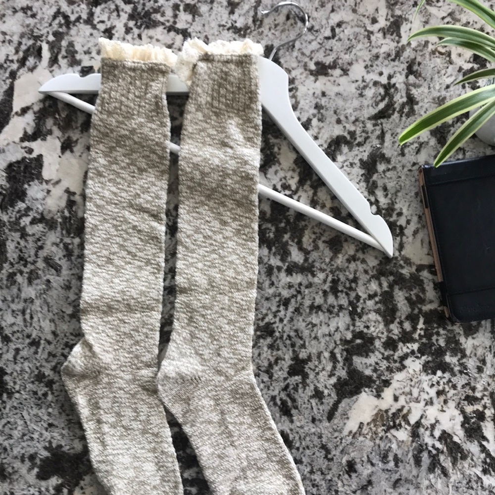 Cute knee high knit socks!
